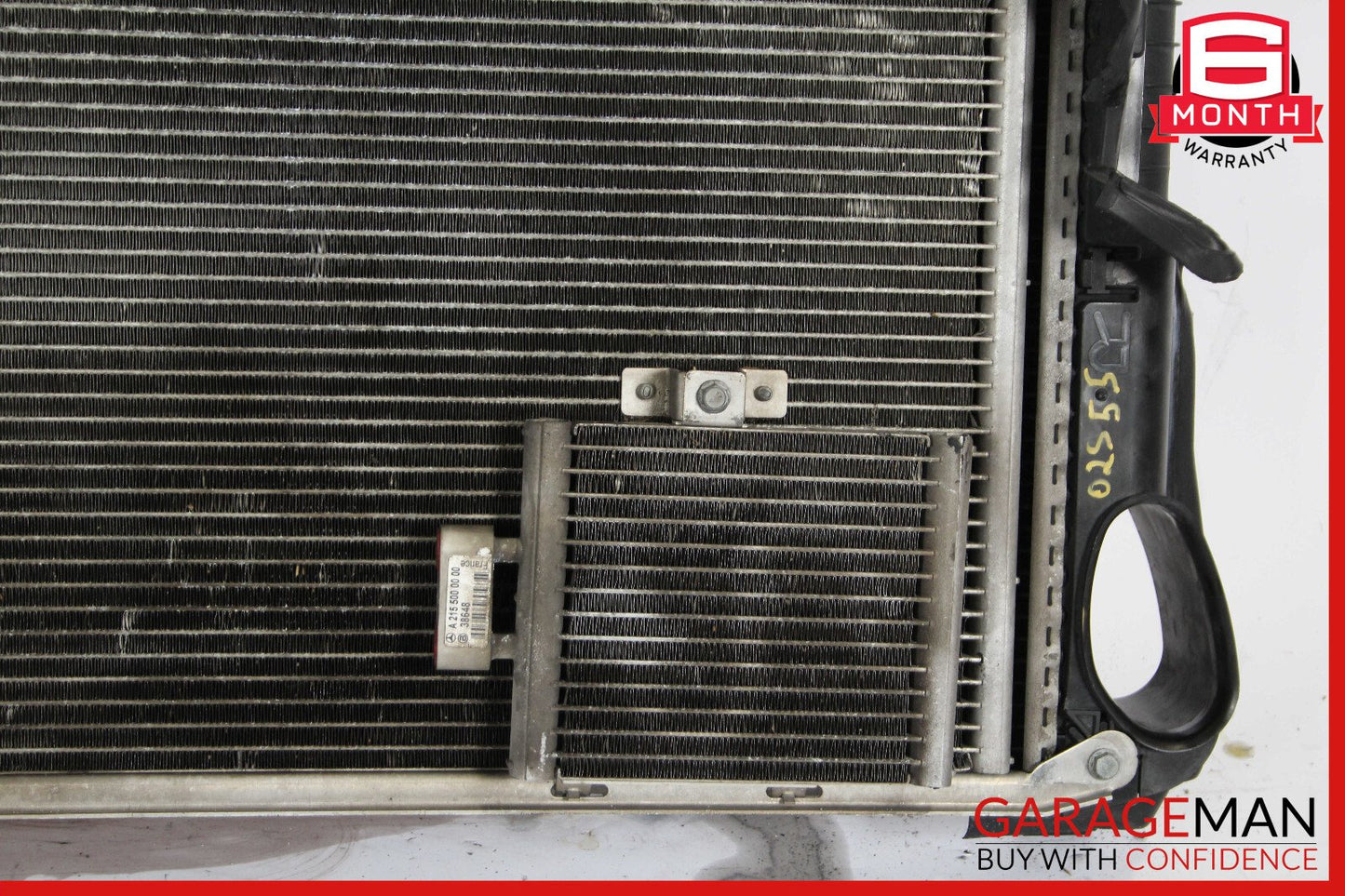 00-06 Mercedes W220 S55 CL55 Engine Cooling Radiator AC A/C Condenser OEM