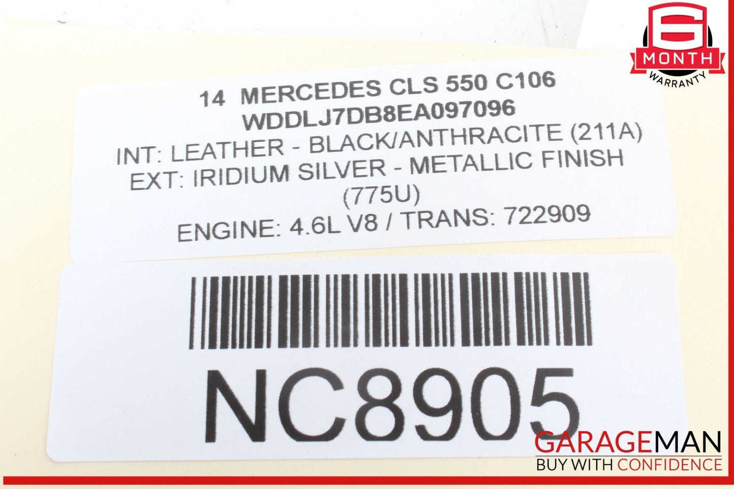 08-18 Mercedes W218 CLS550 Rear Left Side Door Control Module Unit OEM