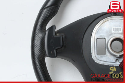 15-18 Mercedes W205 C300 C400 GLC300 Steering Wheel Black w/ Paddle Shifters OEM