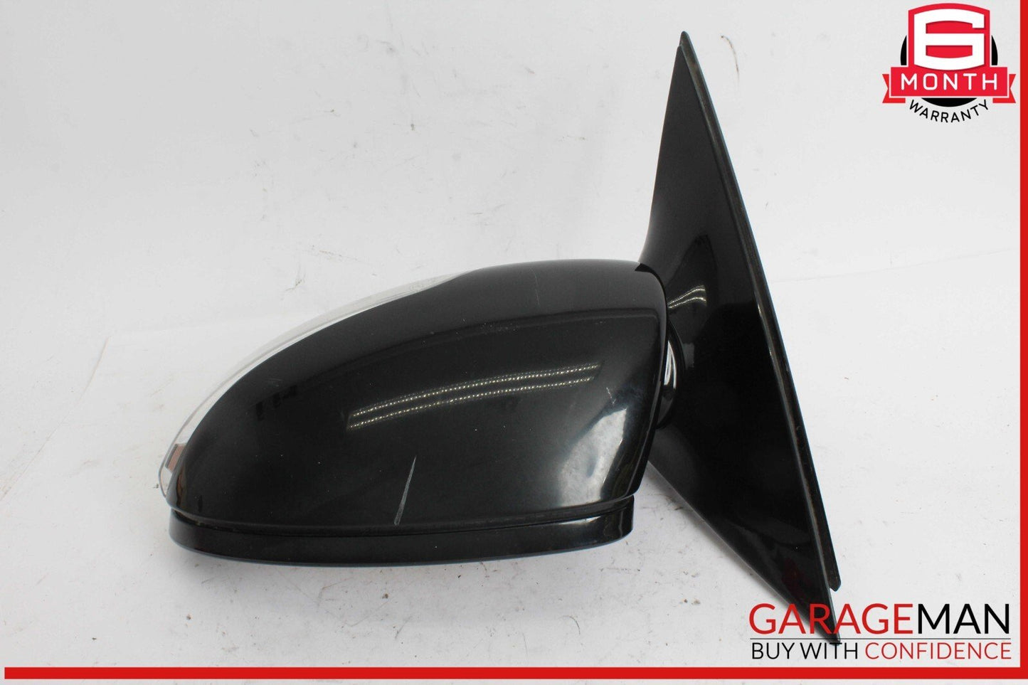 07-09 Mercedes W221 S550 S600 Front Left Side Door Rear View Mirror Black OEM