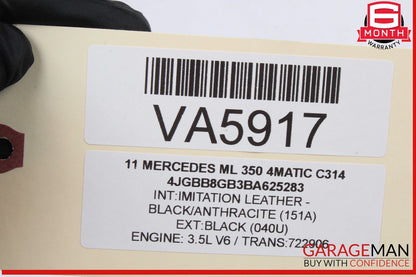 06-13 Mercedes W164 ML350 R500 GL450 Rear Trunk Tailgate Release Open Handle OEM