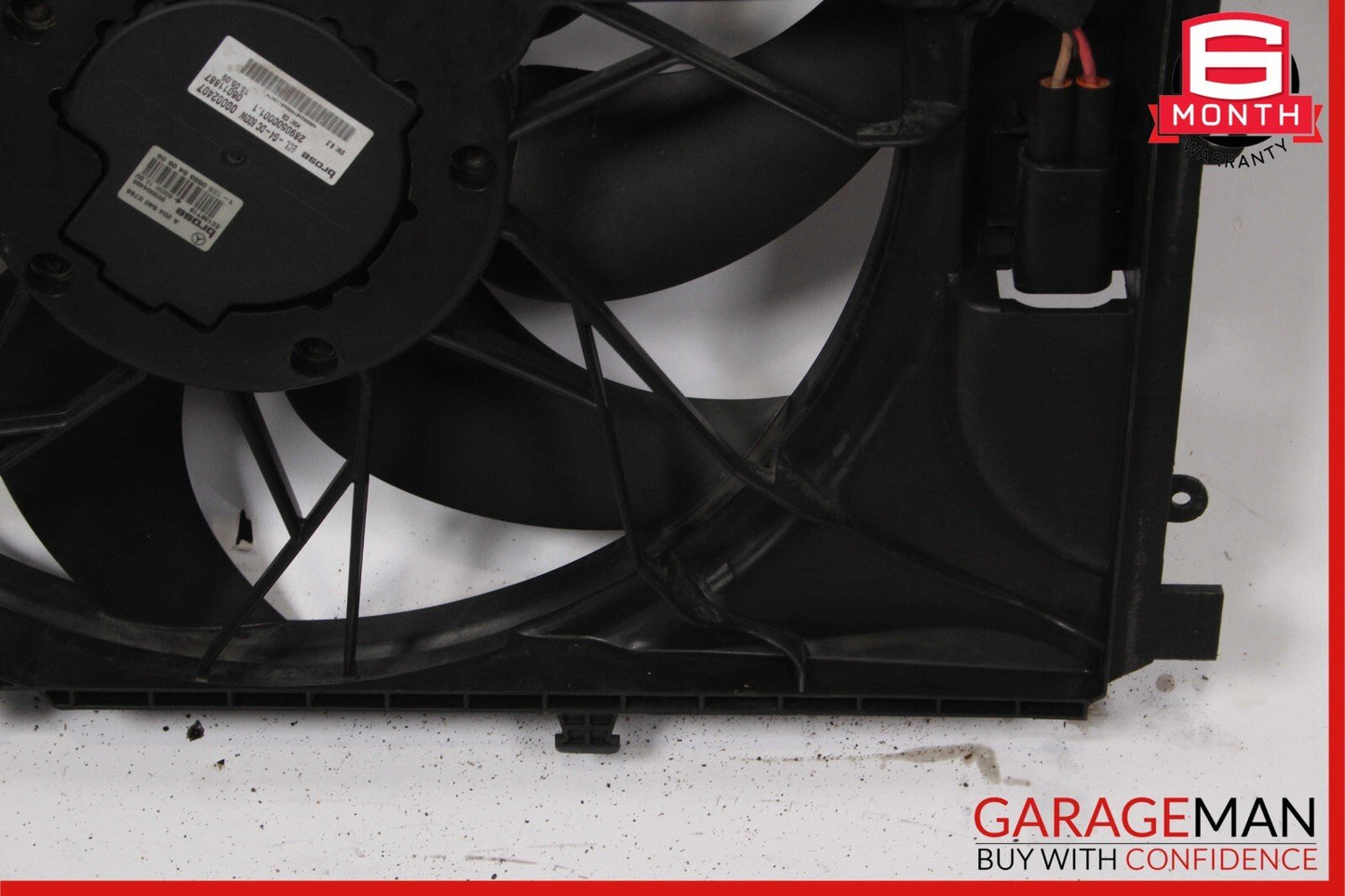 08-18 Mercedes GLK350 C350 Engine Radiator Cooling Fan Motor Shroud Assembly