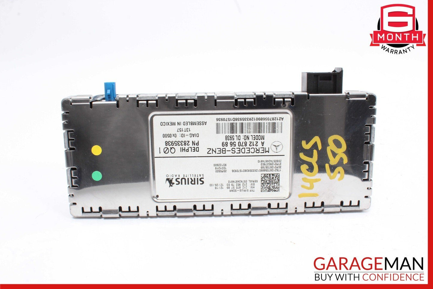 10-17 Mercedes W218 CLS500 C300 Sirius Satellite Radio Receiver Module Unit OEM