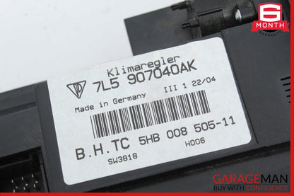 03-06 PORSCHE CAYENNE S 955 A/C AC HEATER CLIMATE CONTROL OEM
