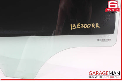 17-20 Mercedes W213 E300 Rear Right Passenger Side Door Window Auto Glass OEM