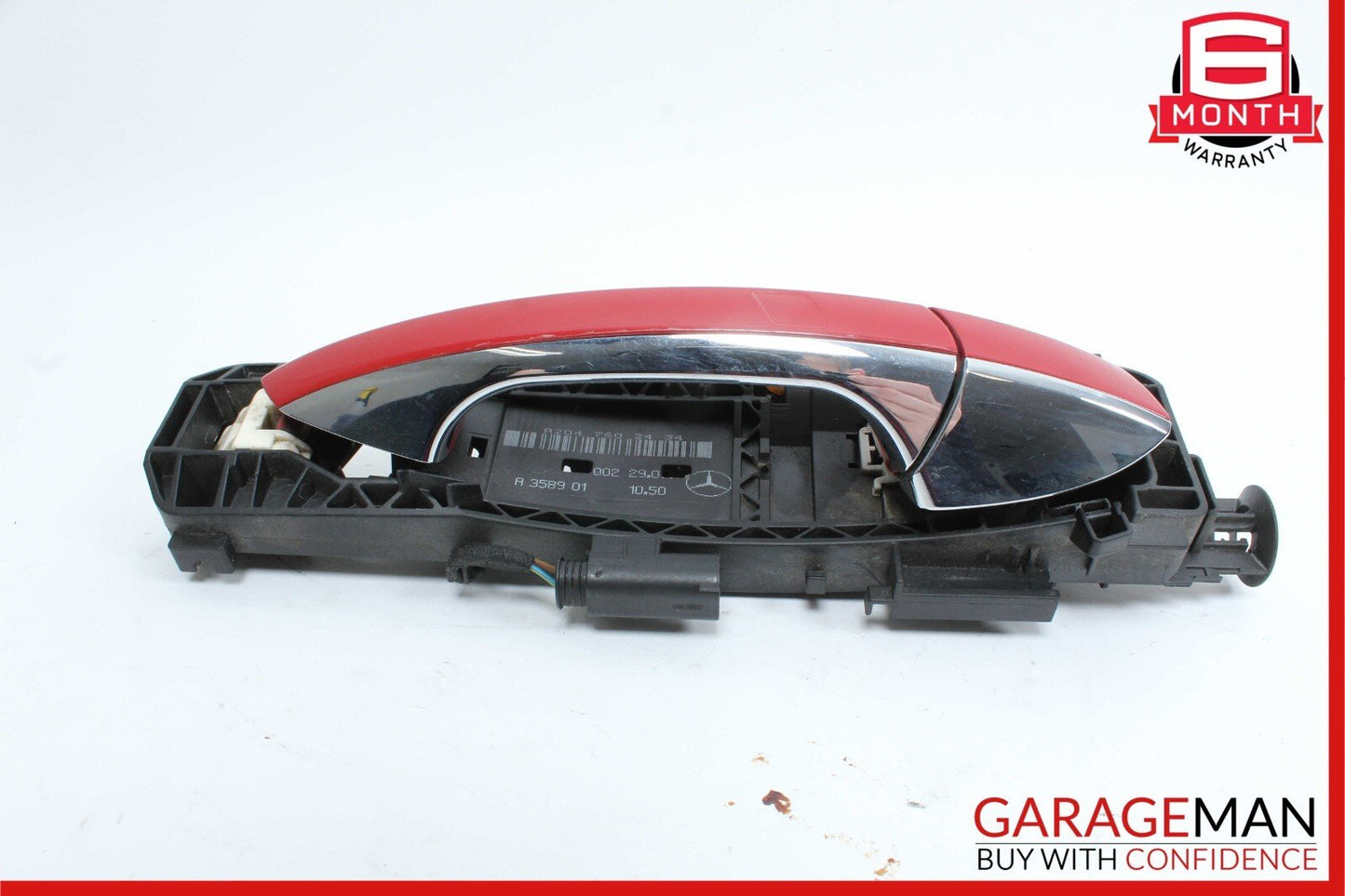 08-14 Mercedes W204 C250 C300 Front Right Side Exterior Door Handle Red OEM