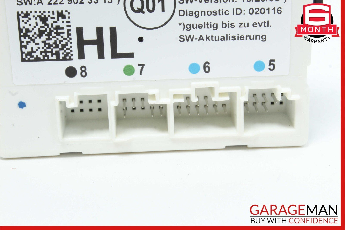 15-18 Mercedes W205 C300 C400 Rear Left Driver Side Door Control Module Unit