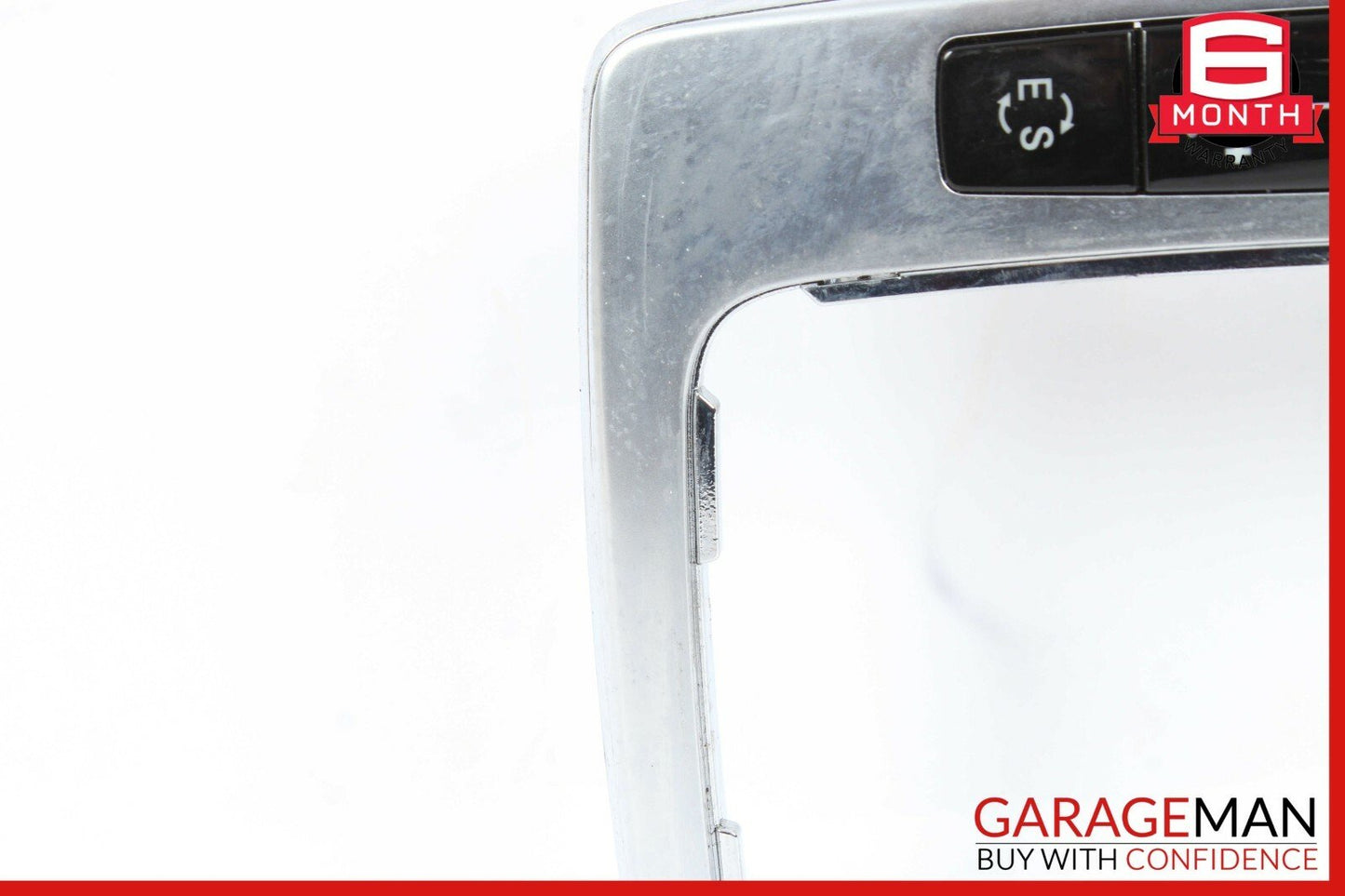 08-14 Mercedes W204 C300 R350 Center Console Shift Shifter Bezel Trim Silver