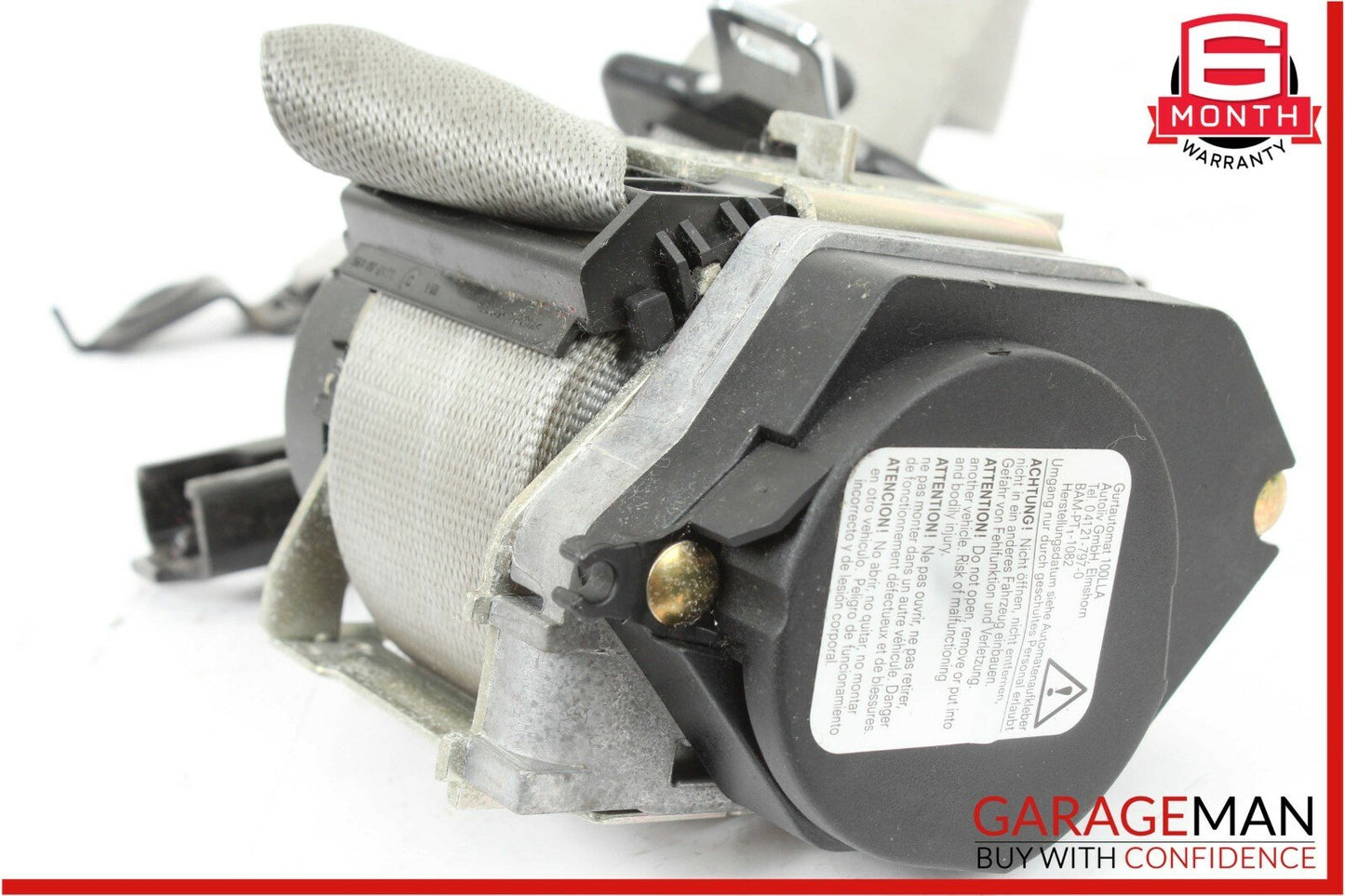 06-09 Mercedes GL450 R500 Front Left Side Seat Belt Seatbelt Retractor Gray