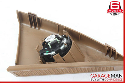 03-09 Mercedes W211 E350 E500 Front Left Side Tweeter Speaker Cover Brown OEM