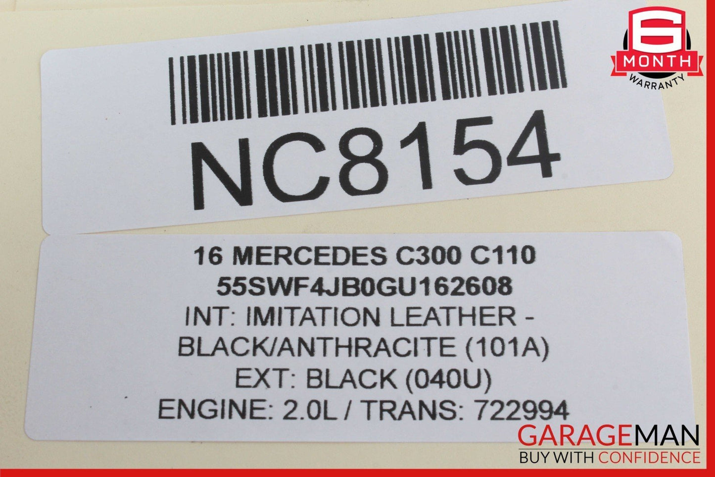 15-20 Mercedes W205 C300 Front Right Passenger Side Bumper Bar Absorber Bracket
