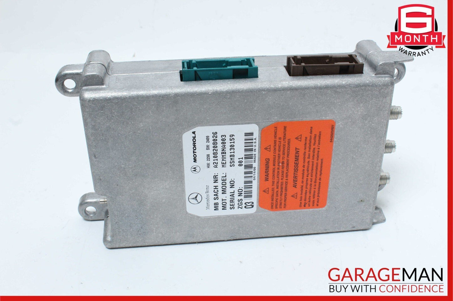 98-06 Mercedes W220 S500 E320 CL500 Voice Command Control Module 2108208026 OEM