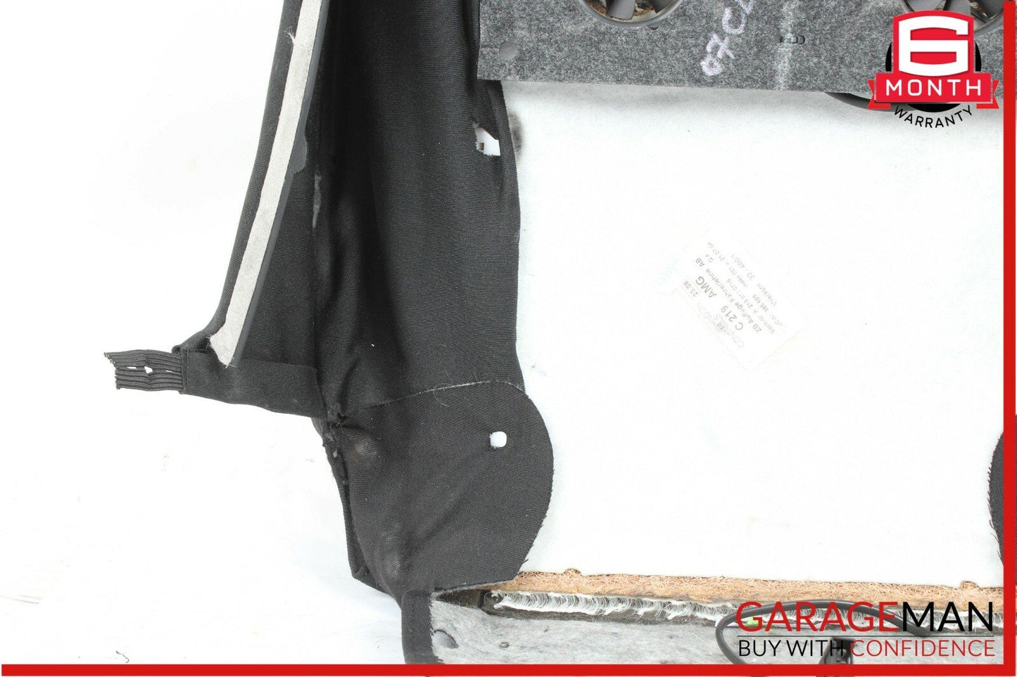 06-11 Mercedes W219 CLS55 AMG Front Right / Left Top Upper Seat Cushion Black
