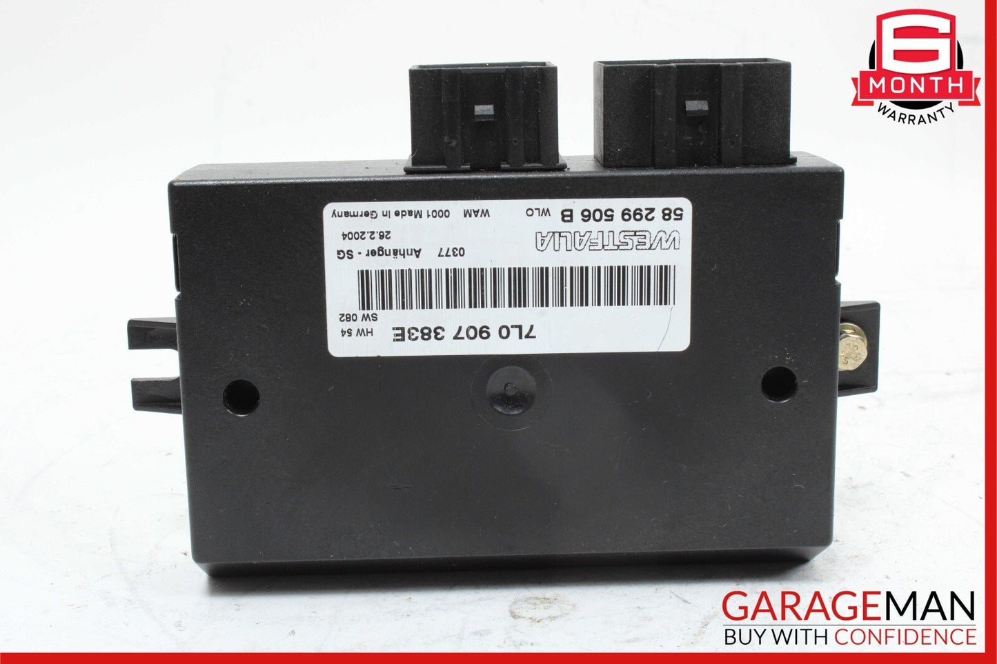 03-10 Porsche Cayenne 955 957 Tow Towing Trailer Control Module Unit OEM