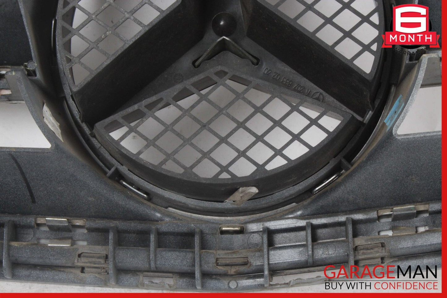 08-14 Mercedes W204 C300 Radiator Center Grill Cover Mesh Panel OEM
