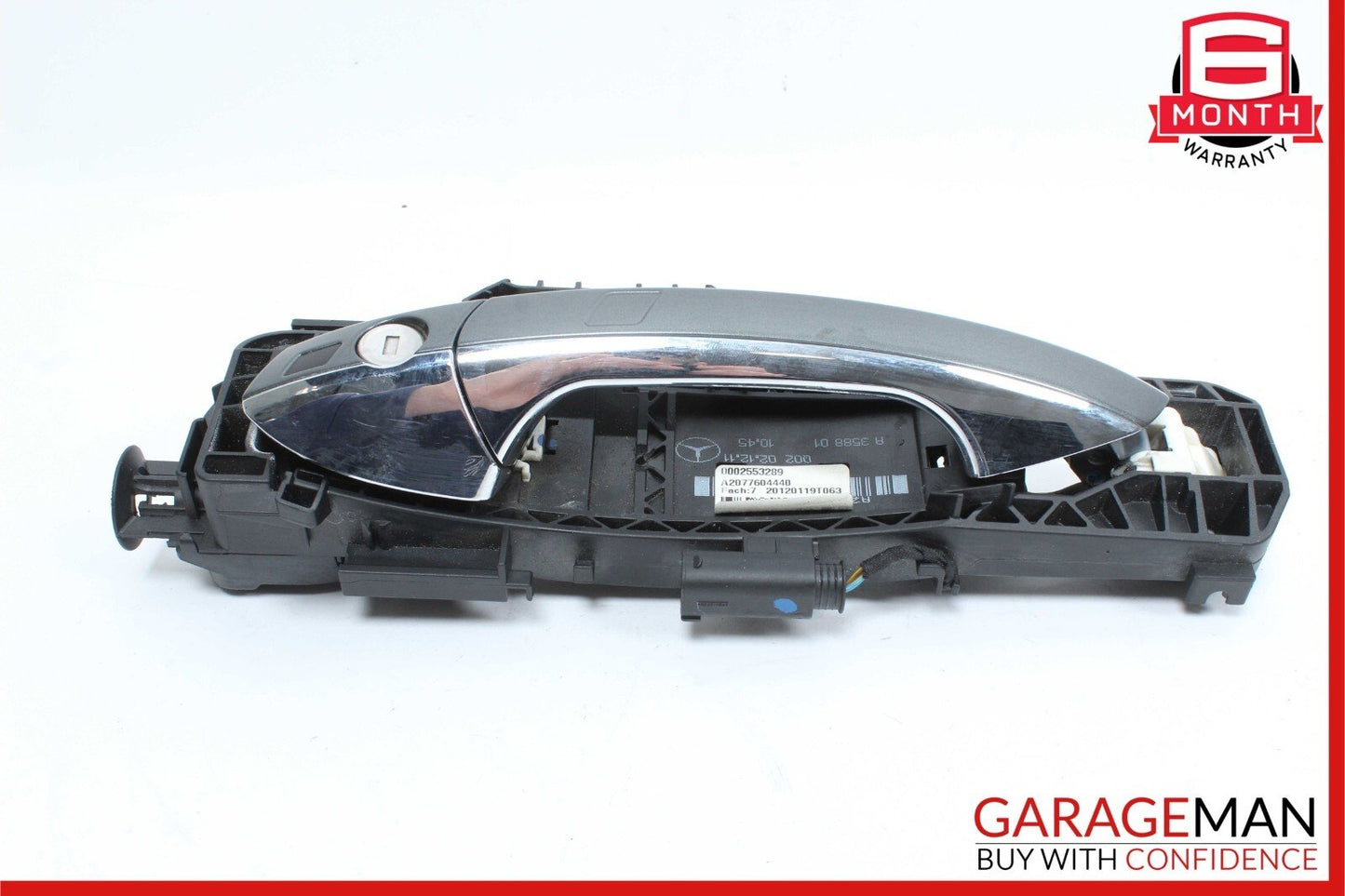10-13 Mercedes W212 E550 Front Left Side Exterior Door Handle Keyless Go OEM