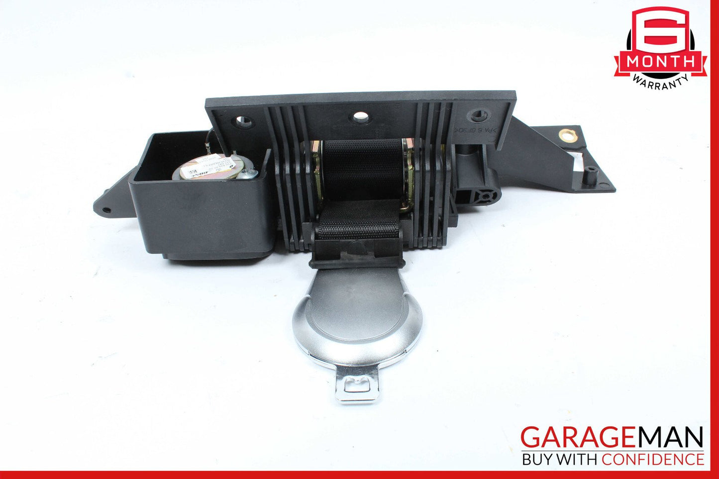 03-08 Mercedes R230 SL500 Rear Left Seatbelt Speaker Luggage Retractor Assembly