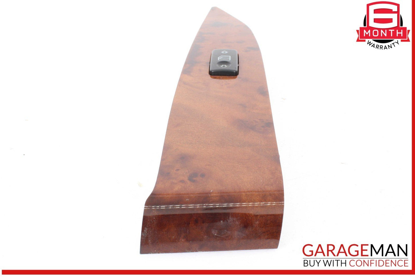 03-06 Mercedes W215 CL500 Front Right Side Door Window Switch Trim Bezel Wood