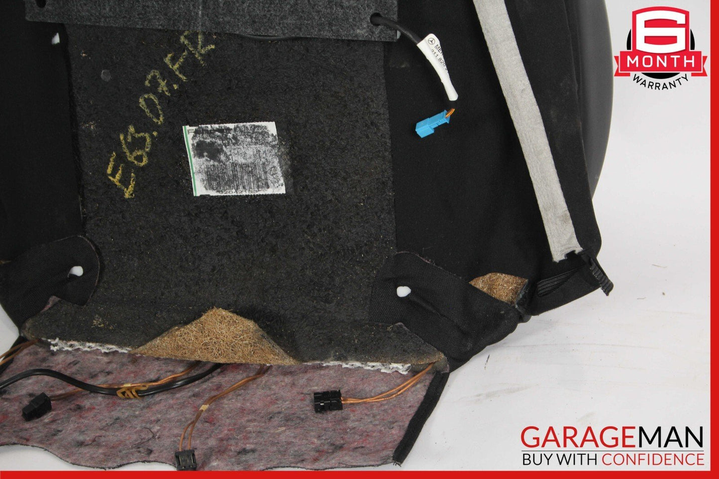 07-09 Mercedes W211 E63 AMG Front Right / Left Top Upper Seat Cushion Anthracite
