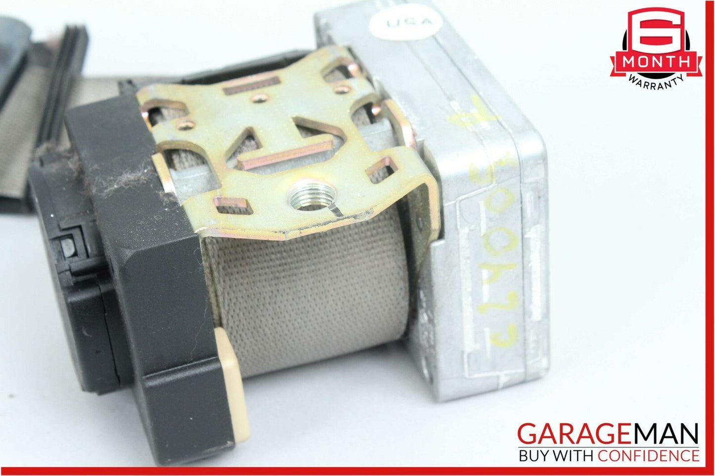 01-07 Mercedes W203 C240 C55 AMG Front Right Seat Belt Seatbelt Retractor Gray