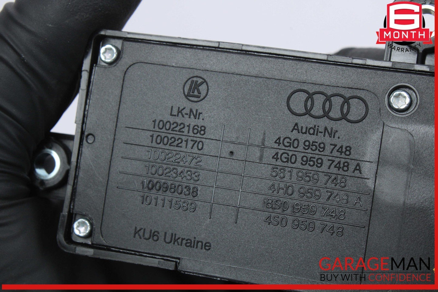17-19 Audi Q7 Front Right Passenger Side Seat Power Adjustment Control Switch