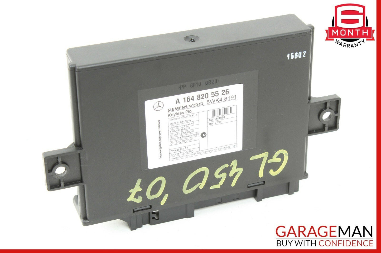 06-07 Mercedes X164 GL450 ML500 Chassis Multiplex Keyless Go Control Module OEM