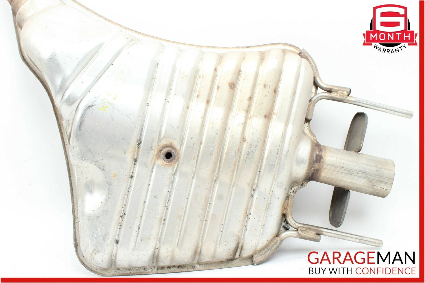 10-11 Mercedes W221 S550 Rear Left Driver Side Exhaust Muffler OEM