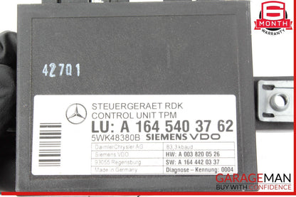 06-13 Mercedes W211 E350 ML350 R350 TPMS Tire Pressure Control 1645403762 OEM