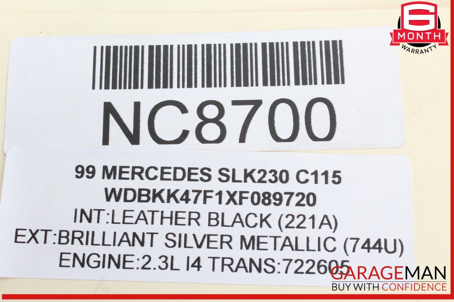 97-04 Mercedes R170 SLK230 Power Steering Pump Reservoir 0024662901 OEM