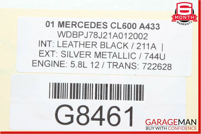 00-06 Mercedes W215 CL500 CL600 CL65 AMG Front Left Side Seat Control Module OEM