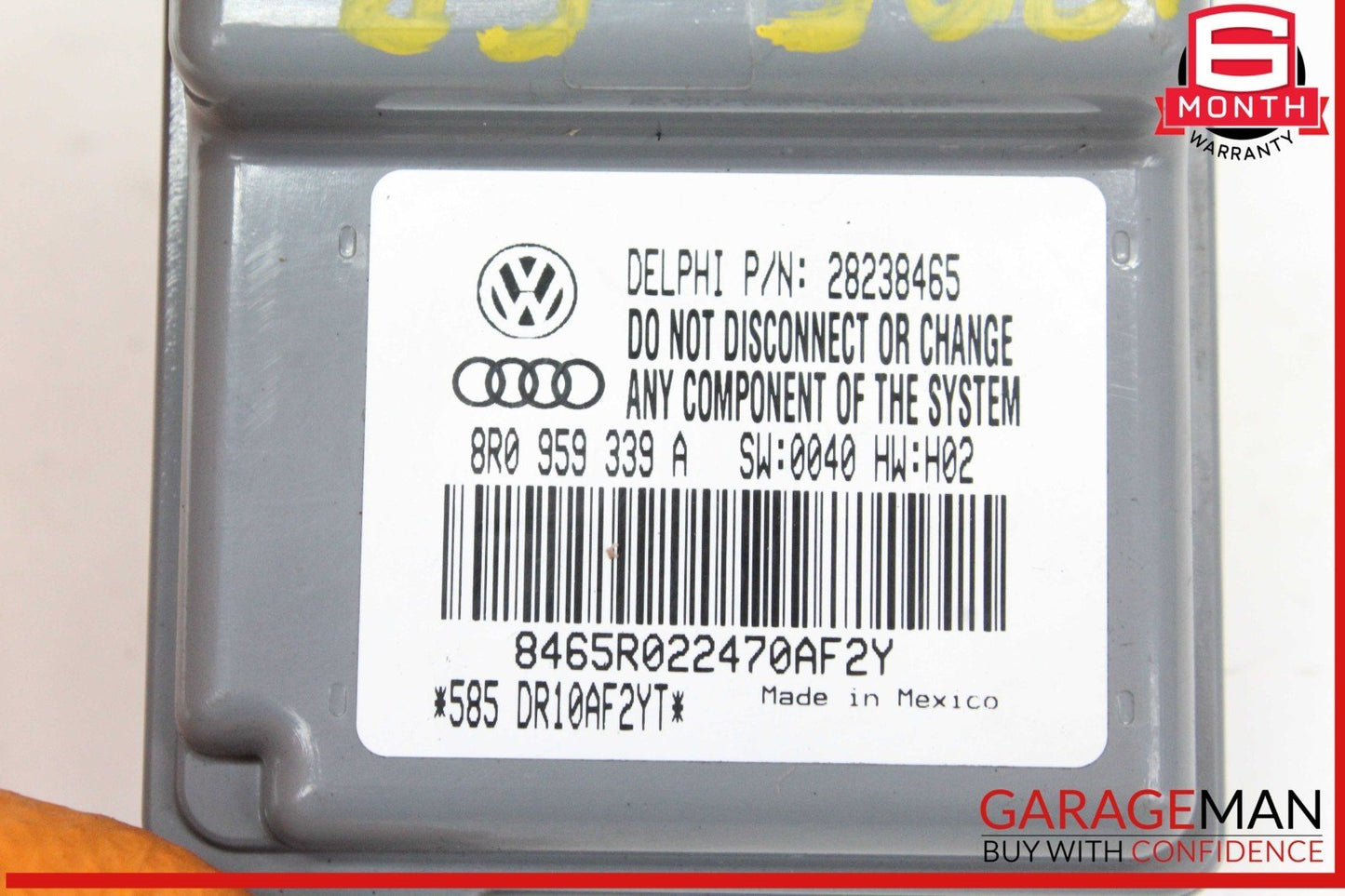 13-17 Audi Q5 SQ5 Front Right Passenger Side Seat Occupant Sensor Module OEM
