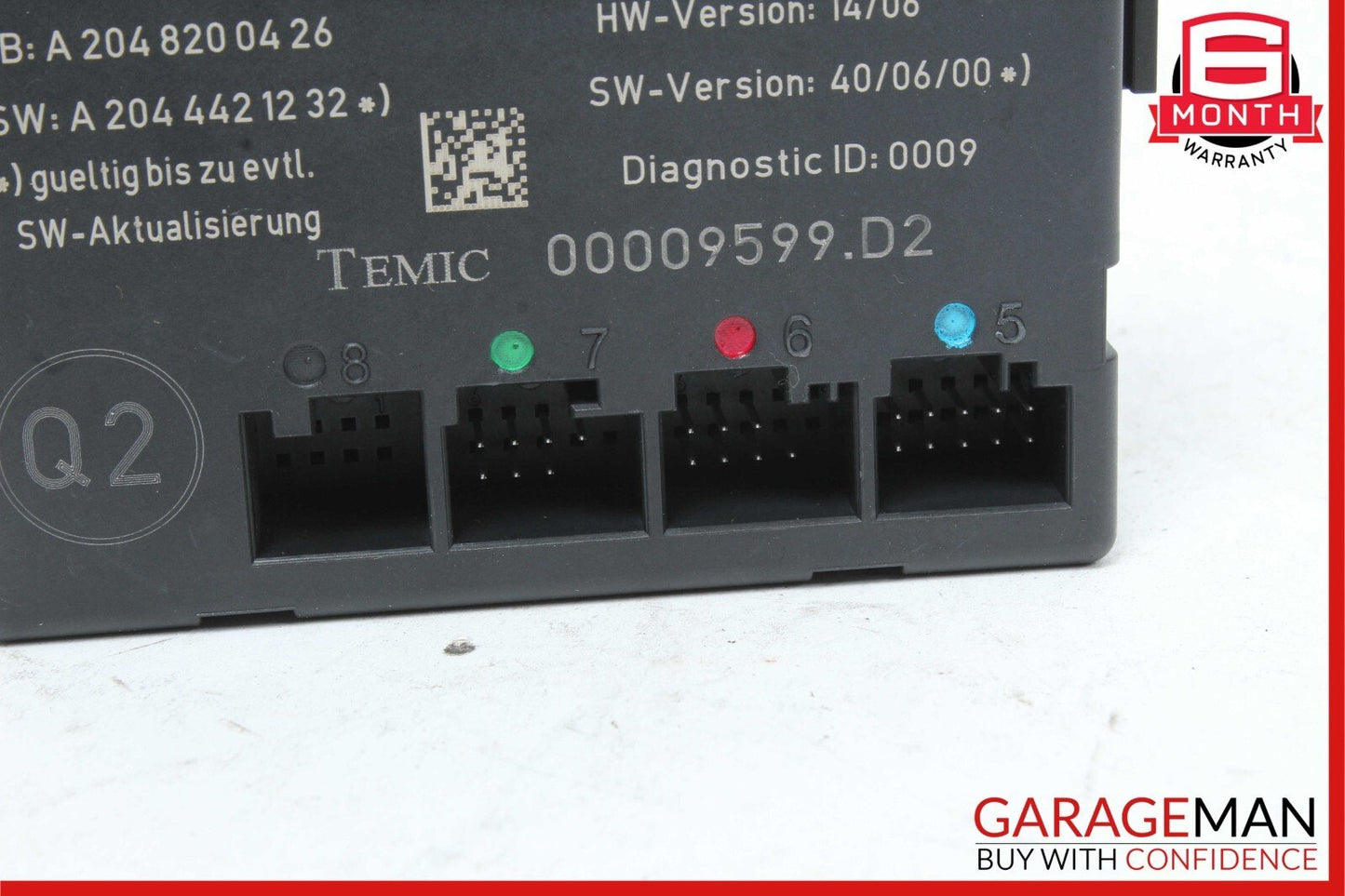 08-14 Mercedes W204 C350 C300 Front Right Side Door Control Module Unit OEM