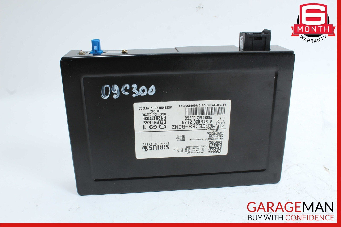 07-14 Mercedes W204 C300 C350 Sirius Satellite Radio Receiver Module Unit OEM