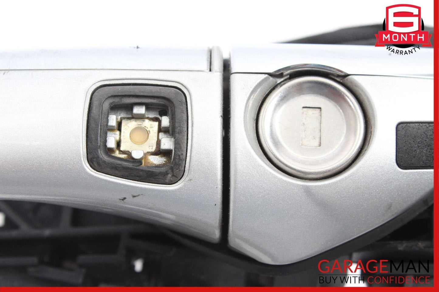 00-06 Mercedes W220 S55 AMG S500 Front Left Side Exterior Door Handle Silver OEM