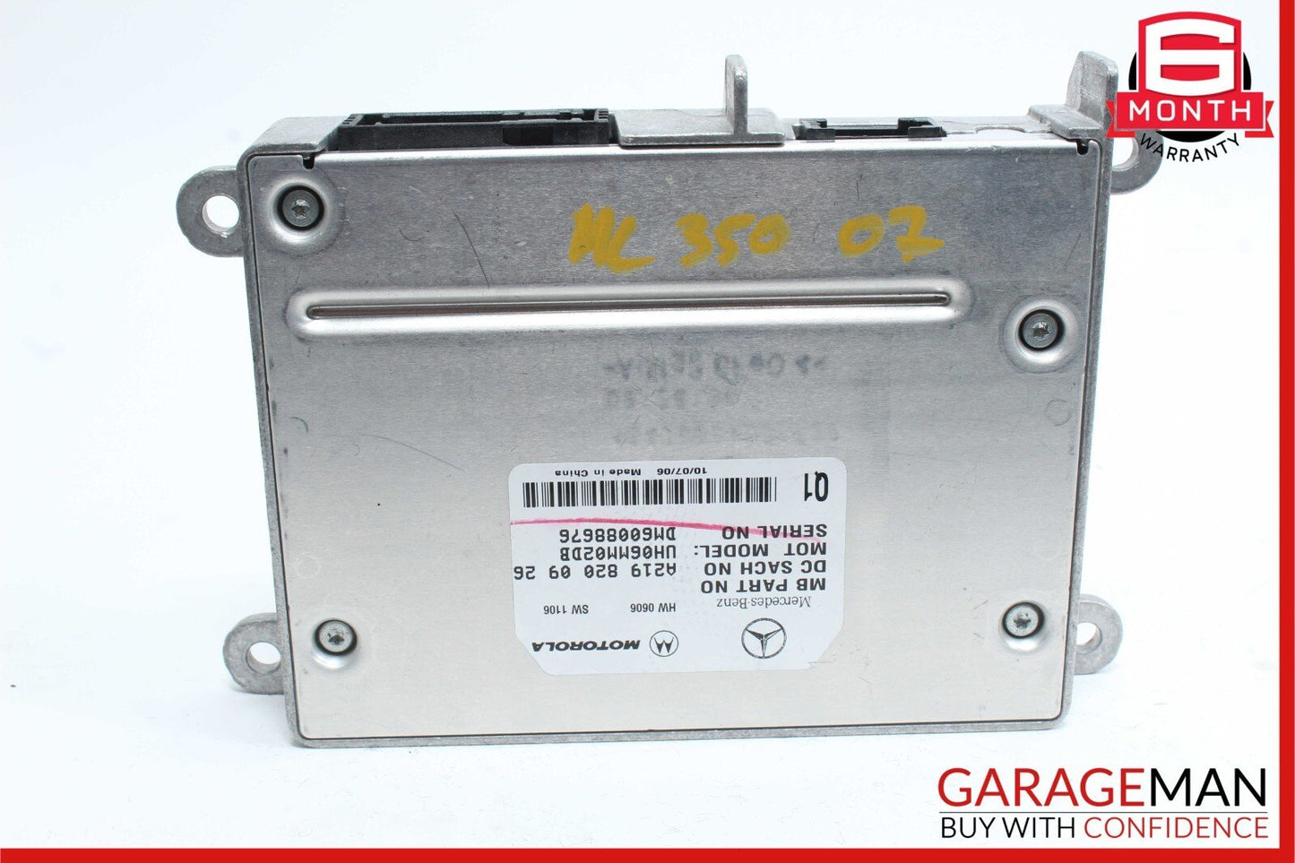 06-12 Mercedes W164 ML350 4MATIC Voice Communication Control Module OEM