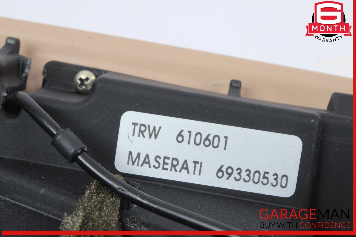 03-10 Maserati Quattroporte M139 Tow Alarm Control Overhead Console Switch OEM