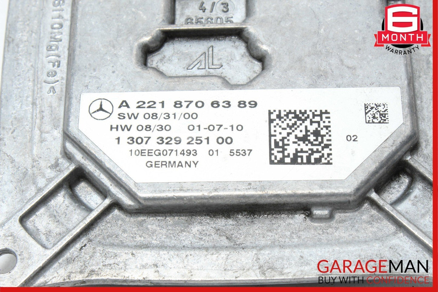 10-14 Mercedes W221 S550 Front Headlight Voltage Regulator Ballast Module Unit