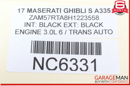 17-22 Maserati Ghibli S Levante M161 Push Start Ignition Button OEM
