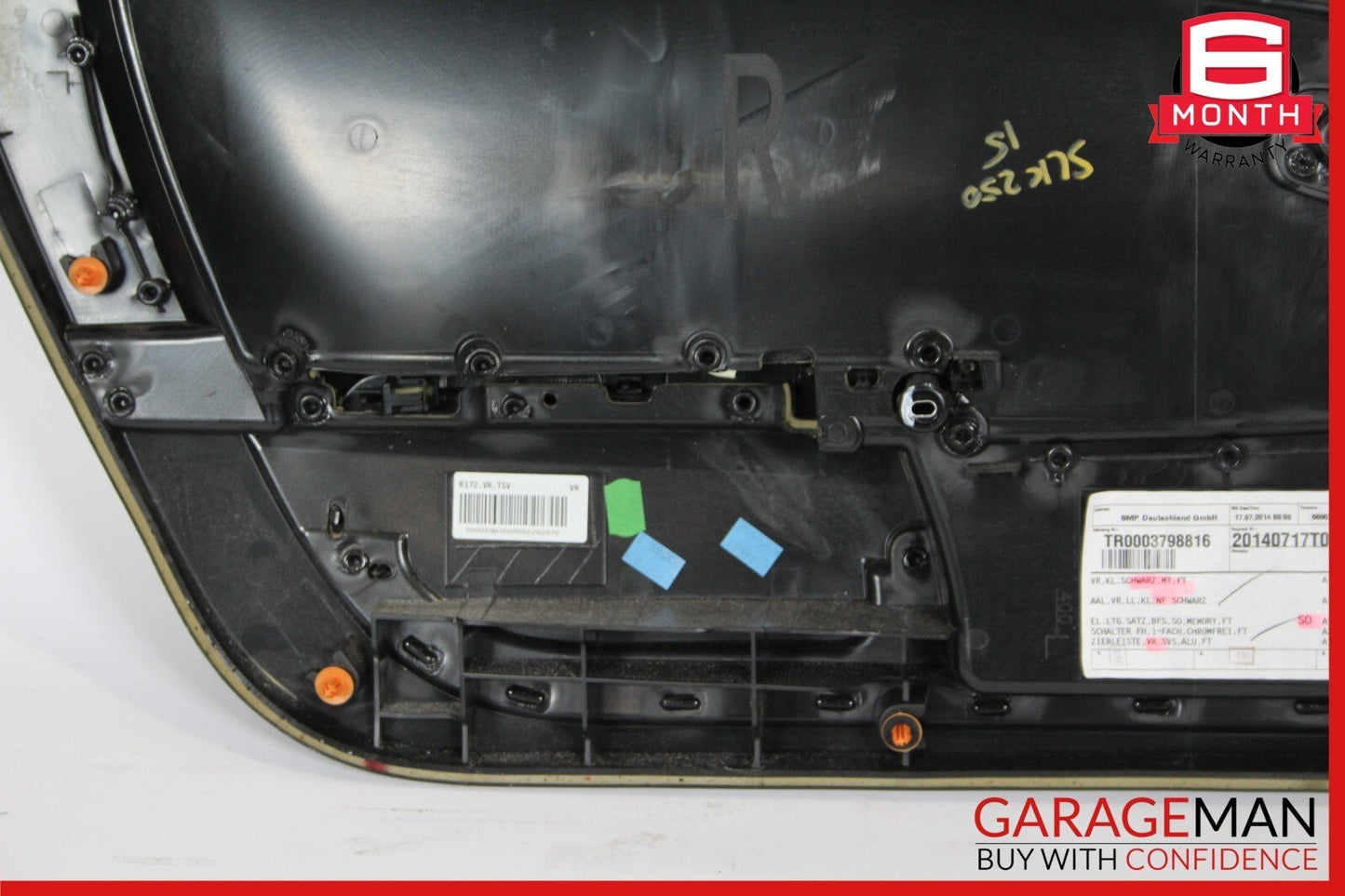 12-16 Mercedes R172 SLK250 SLK350 Right Passenger Interior Door Trim Panel Assy