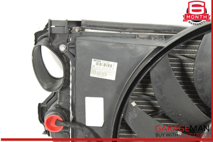 02-06 Mercedes W220 S55 CL55 Engine Motor Cooling Fan Shroud w/ Radiator OEM