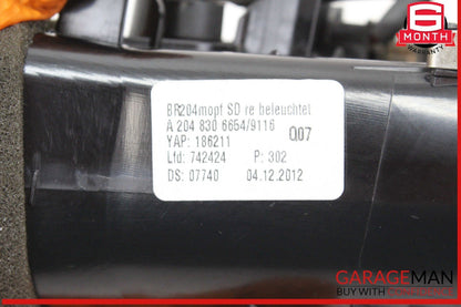 12-14 Mercedes W204 C250 CGI Front Right Side Dash AC A/C Air Vent Grill OEM