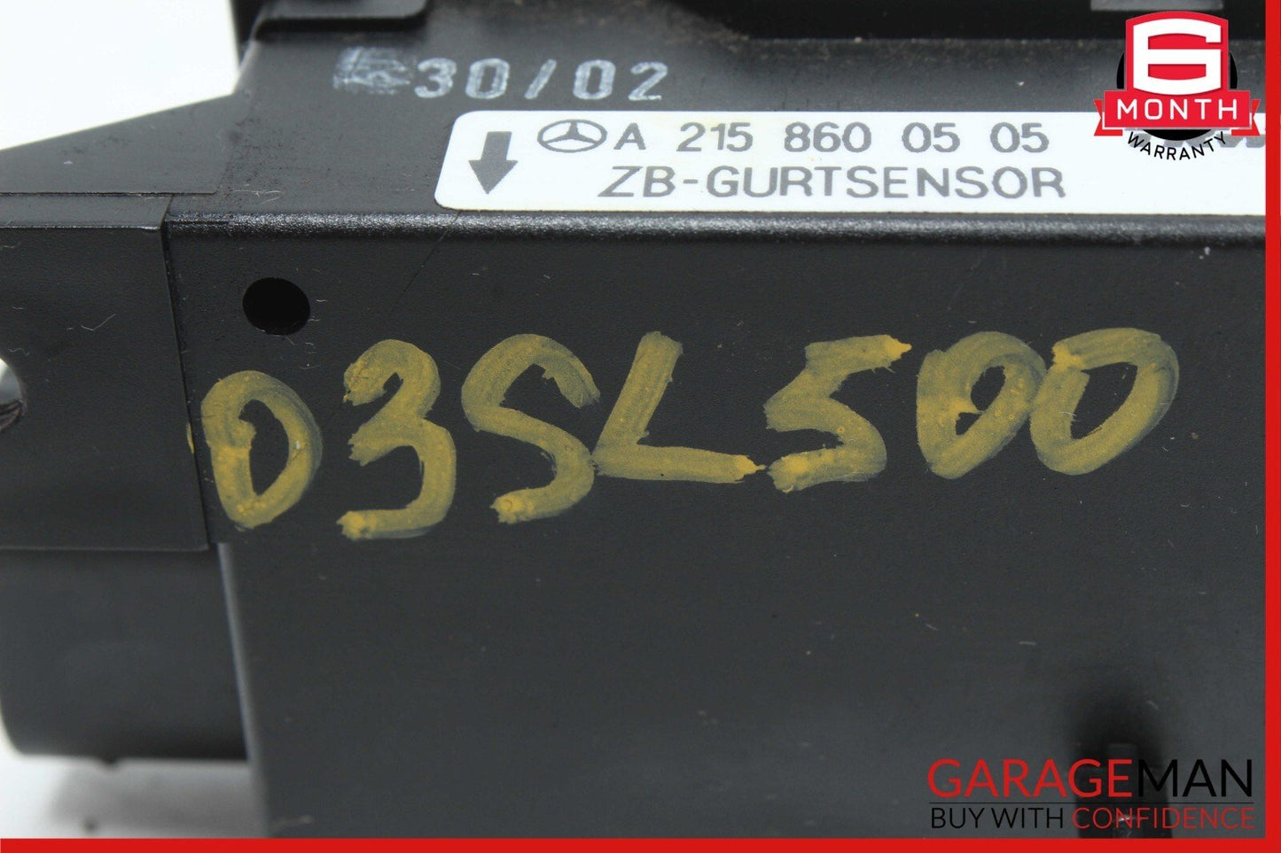 Mercedes R230 SL500 CL550 CL500 Seat Belt Seatbelt Tension Sensor Module OEM