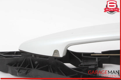 14-18 BMW X5 X6 Rear Left Driver Side Exterior Door Handle White OEM