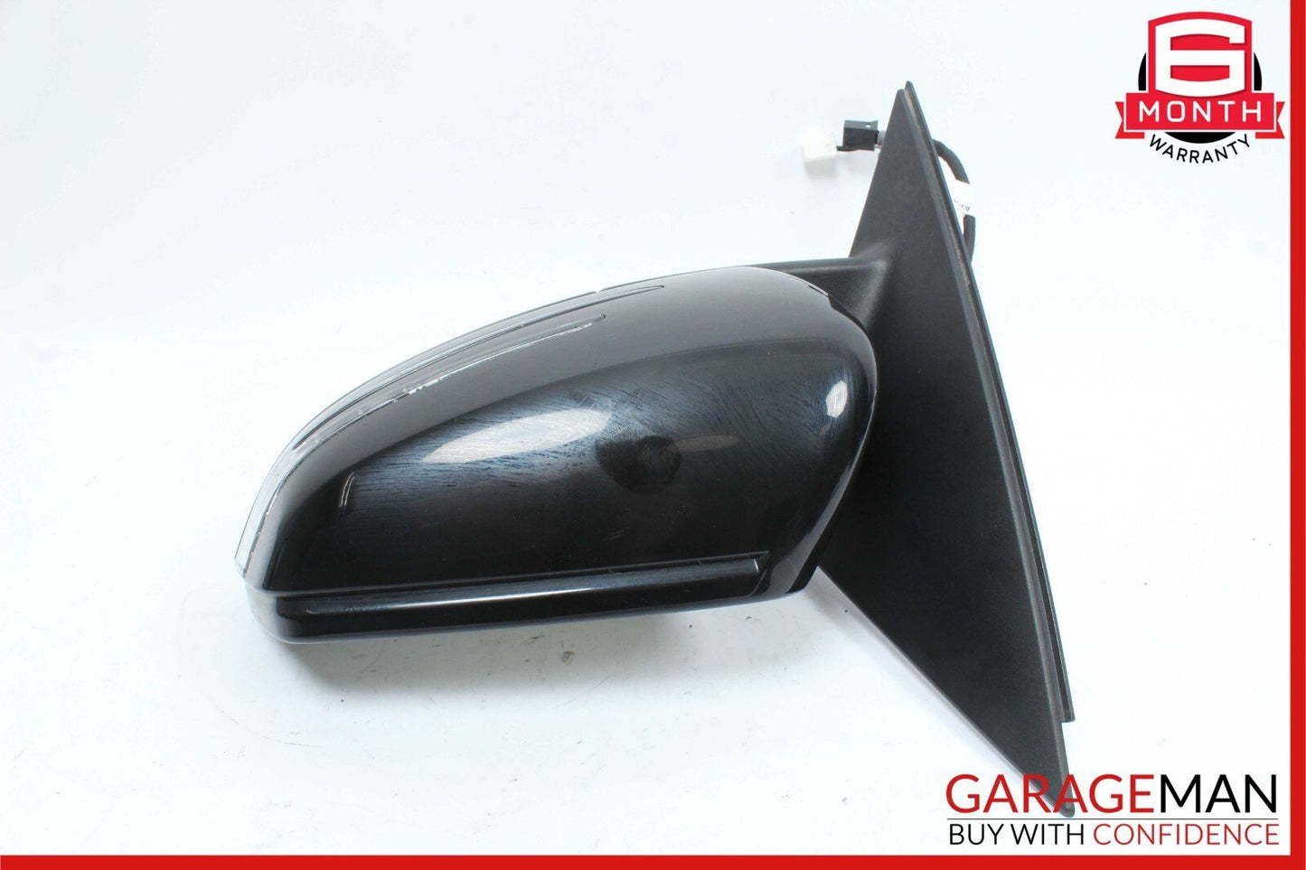 10-11 Mercedes W204 C250 C300 C350 Front Left Side Rear View Door Mirror Black