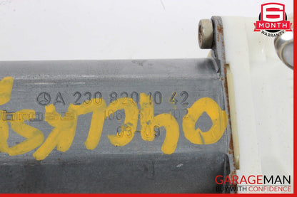 03-12 Mercedes W209 CLK500 CL500 Front Right Side Door Window Regulator Motor