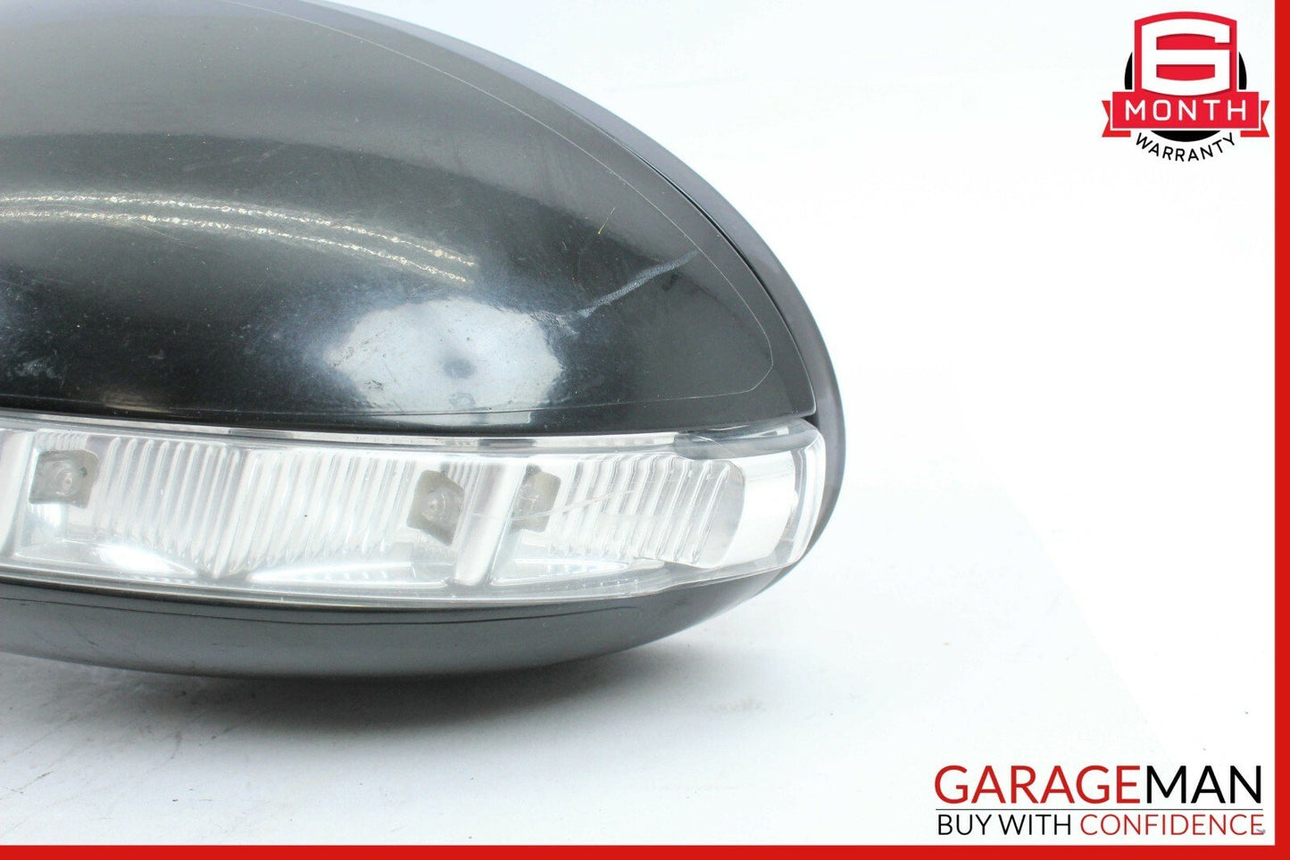 07-09 Mercedes W221 S550 S600 Front Left Side Mirror Door Rear View Black