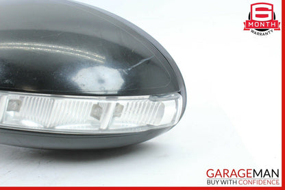 07-09 Mercedes W221 S550 S600 Front Left Side Mirror Door Rear View Black