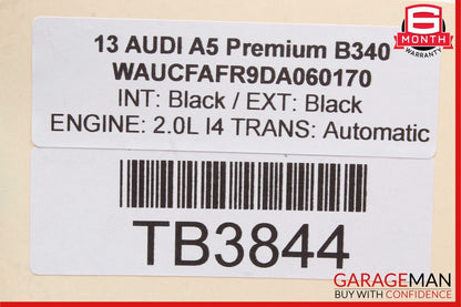 12-18 Audi A5 A6 2.0L Upper Timing Chain Trim Cover Panel 06H103269H OEM
