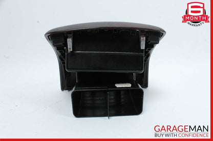 07-13 Mercedes W221 S550 S600 Rear Center Console AC A/C Air Vent Trim Wood OEM