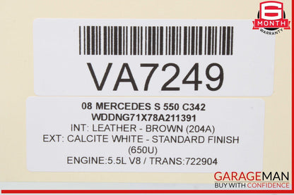 07-13 Mercedes W221 S550 S400 Rear Right Side Door Lock Latch Actuator OEM